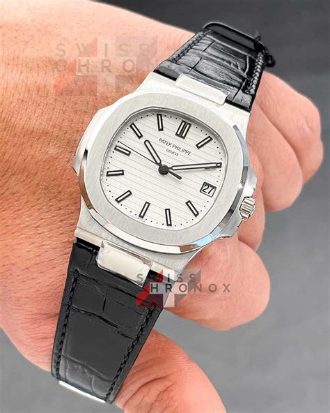 patek philippe nautilus 5711 leather strap|Patek Philippe Nautilus price list.